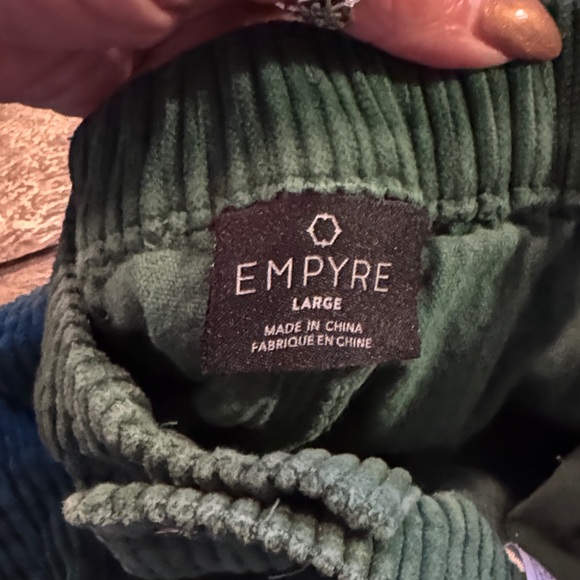 Empyre Forest Green Corduroy Apparel - Picture 2 of 4